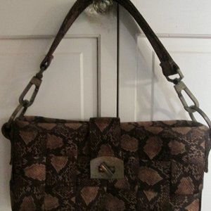 Harveys Original Seatbelt Bag Python Pattern